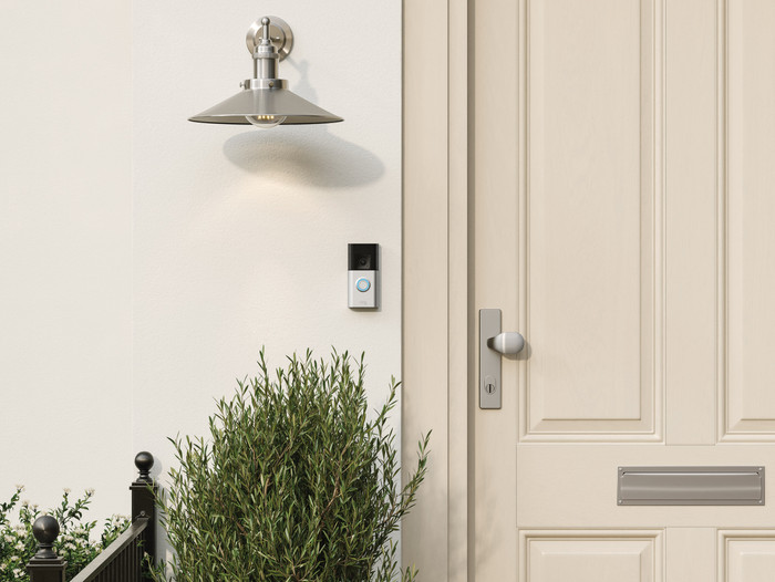 Ring Battery Doorbell Plus + Chime product in use