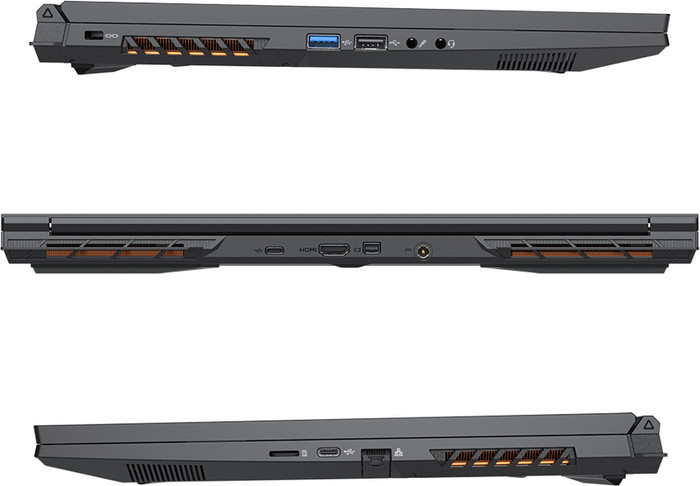 GIGABYTE G6 MF-H2DE854KH - 16" - Intel Core i7 - 16GB RAM/1TB SSD - RTX 4050 rechte seite
