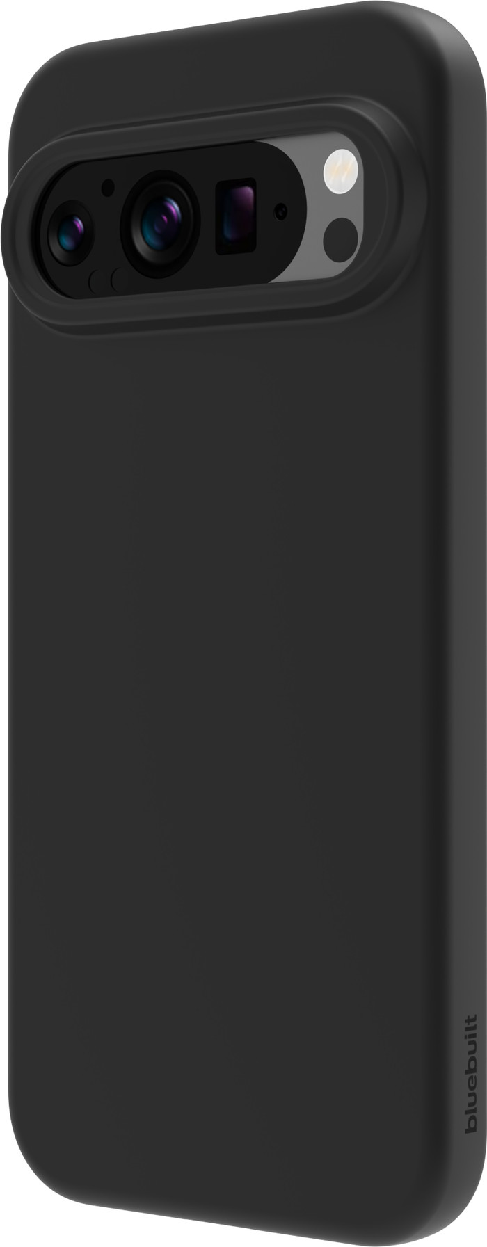 BlueBuilt Google Pixel 9/9 Pro Back Cover Zwart rechterkant