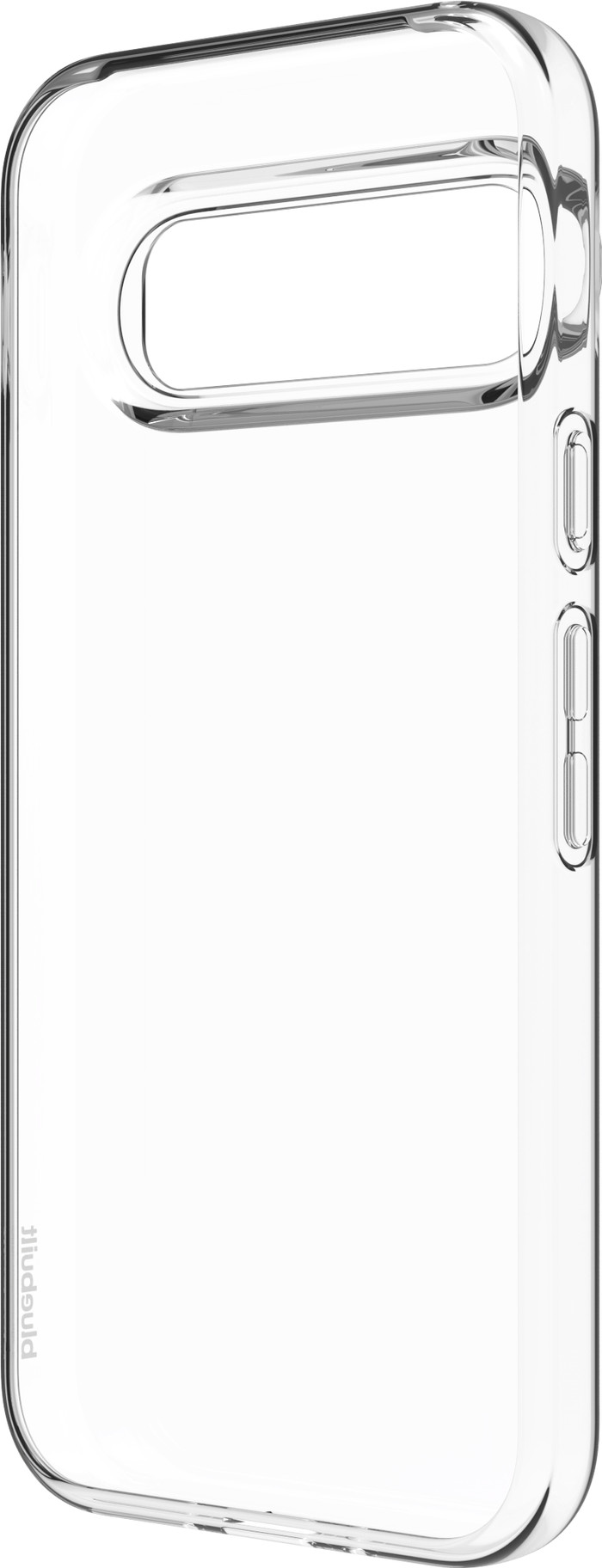BlueBuilt Google Pixel 9/9 Pro Back Cover Transparant rechterkant