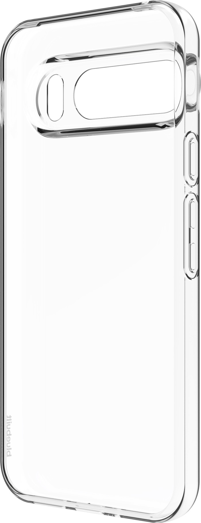 BlueBuilt Google Pixel 9 Pro XL Back Cover Transparant rechterkant