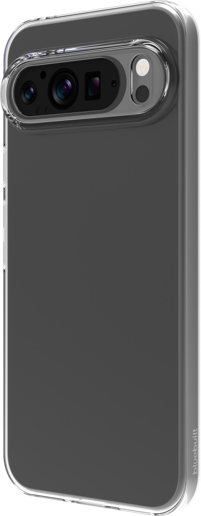 BlueBuilt Google Pixel 9 Pro XL Back Cover Transparant rechterkant