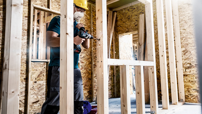 Bosch Professional 6-piece EXPERT Self Cut Spade Set product in use