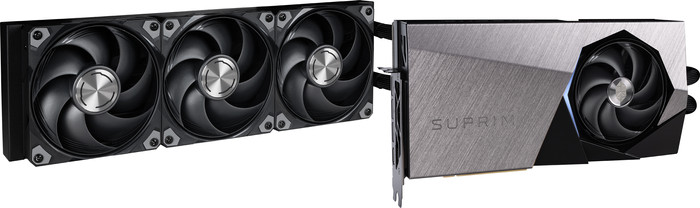 MSI GeForce RTX 5080 SUPRIM LIQUID SOC 16GB voorkant