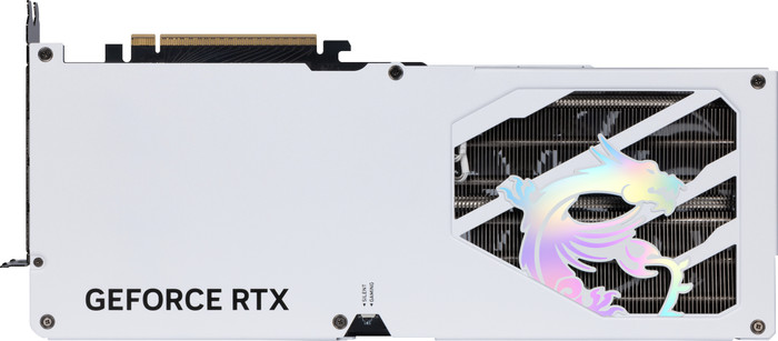 MSI GeForce RTX 5080 GAMING TRIO OC WHITE 16GB onderkant