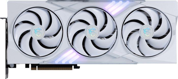 MSI GeForce RTX 5080 GAMING TRIO OC WHITE 16GB voorkant