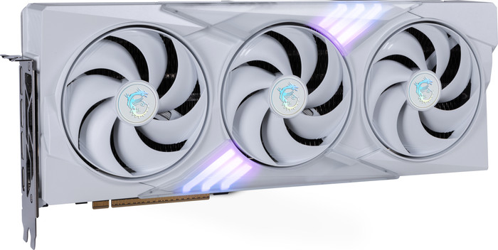 MSI GeForce RTX 5080 GAMING TRIO OC WHITE 16GB voorkant