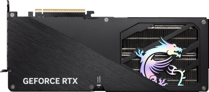 MSI GeForce RTX 5080 GAMING TRIO OC 16GB onderkant