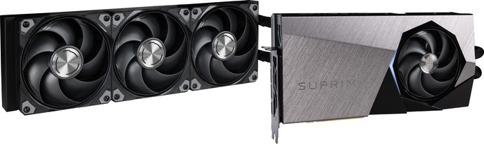 MSI GeForce RTX 5090 SUPRIM LIQUID SOC 32GB voorkant