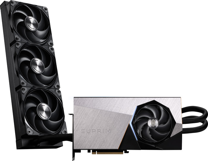 MSI GeForce RTX 5090 SUPRIM LIQUID SOC 32GB voorkant