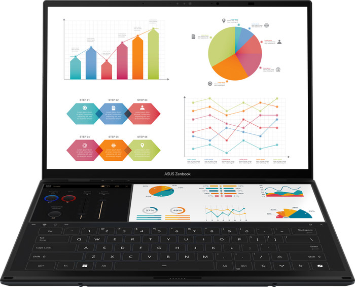 ASUS Zenbook Duo OLED UX8406CA-PZ032W voorkant