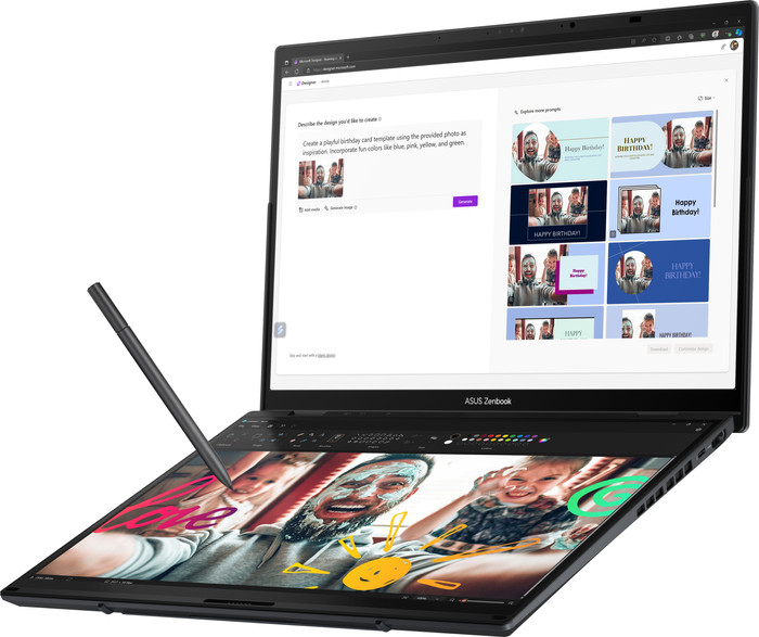 ASUS Zenbook Duo OLED UX8406CA-PZ032W rechterkant