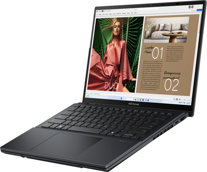 ASUS Zenbook Duo OLED UX8406CA-PZ032W rechterkant