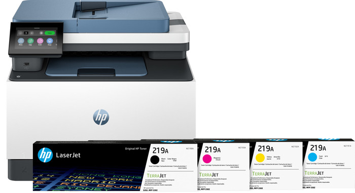 HP Color LaserJet 3302sdw + 1 set extra toners Main Image