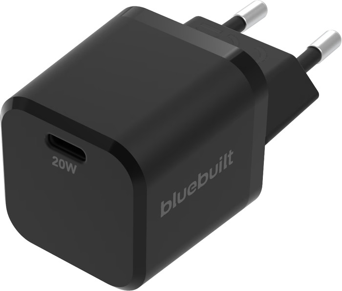 BlueBuilt Power Delivery Oplader met Usb C Poort 20W Zwart Main Image