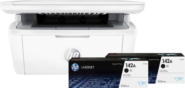 HP LaserJet M140w MFP + 2 extra zwarte toners Main Image