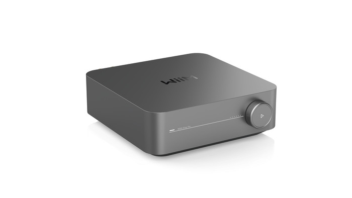 WiiM Amp Pro Grijs linkerkant