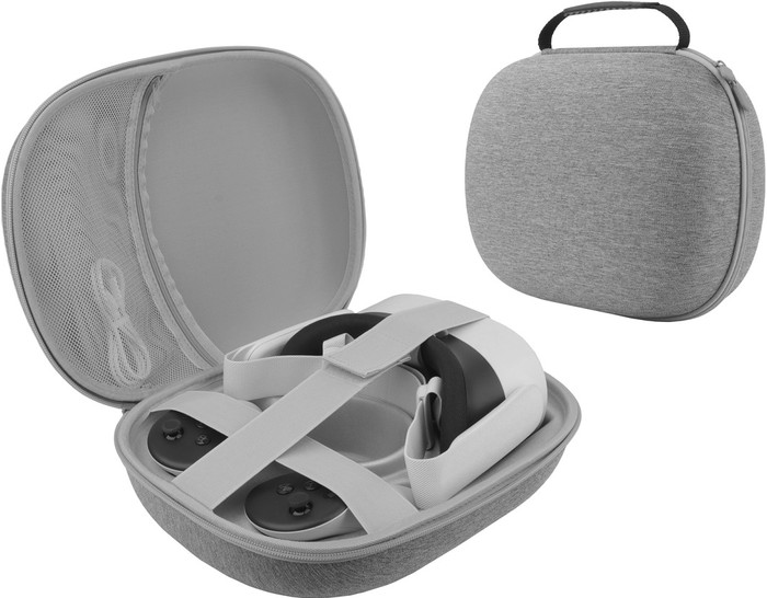 BlueBuilt Travel Case for Meta Quest 3 and 3S inside