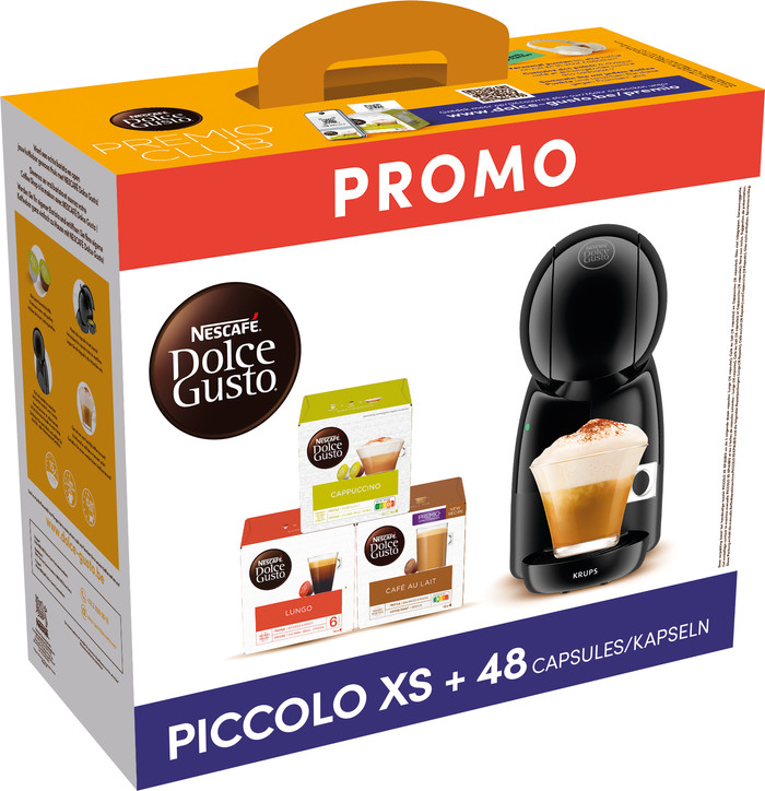 Krups Dolce Gusto Piccolo XS + 48 capsules verpakking