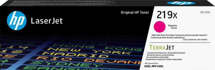 HP 219X LaserJet XL Toner Magenta Main Image