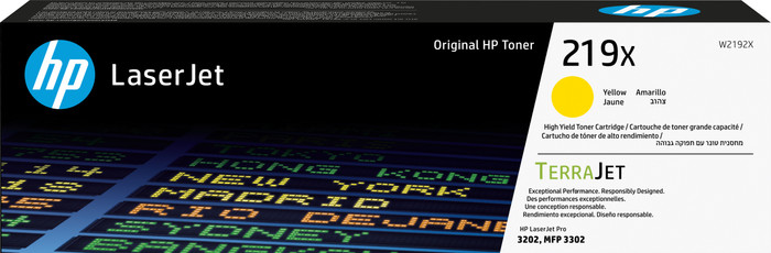 HP 219X LaserJet XL Toner Geel Main Image