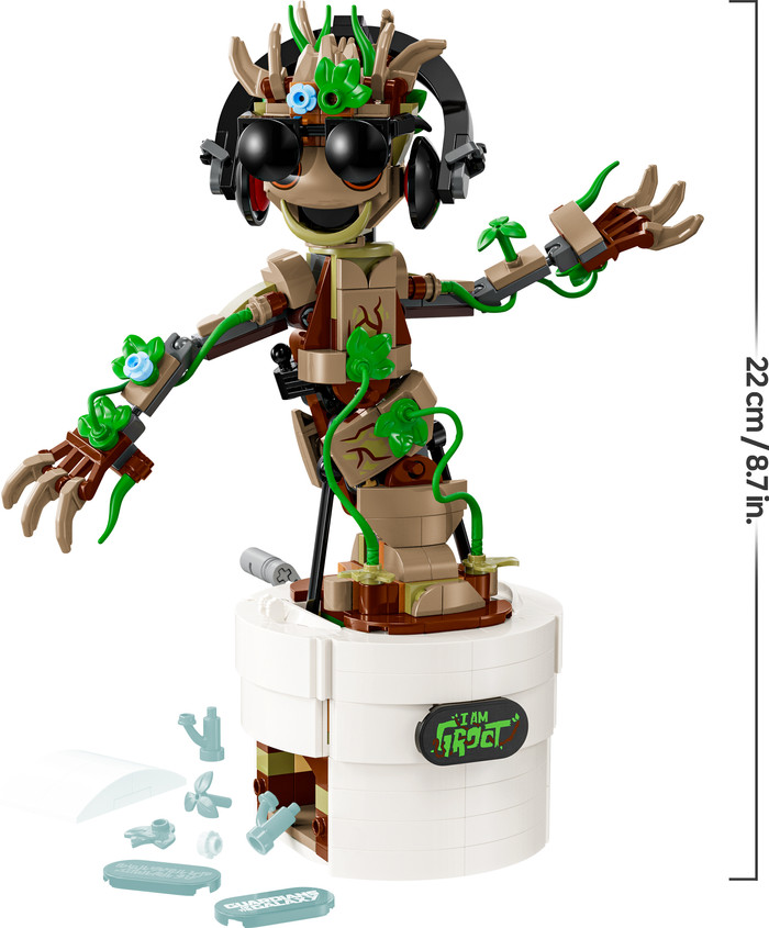 LEGO Marvel Dancing Groot 76297 detail