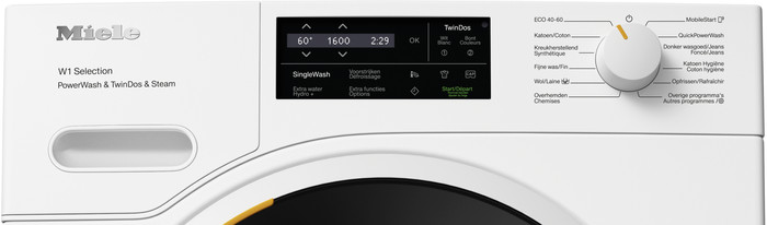 Miele WSJ 883 WCS + Miele TSH 783 WP detail