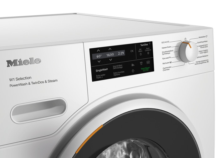 Miele WSJ 883 WCS + Miele TSH 783 WP detail
