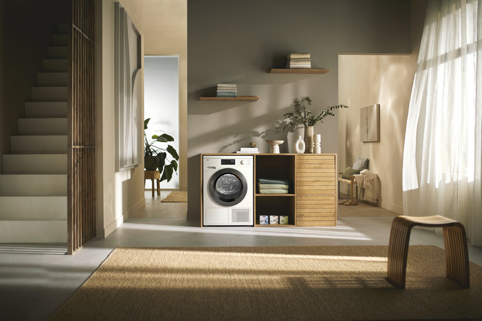 Miele WED 388 WCS + Miele TED 648 WP product in gebruik