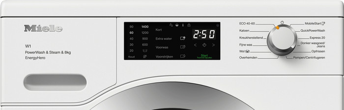 Miele WEE 388 WCS PowerWash & Steam detail