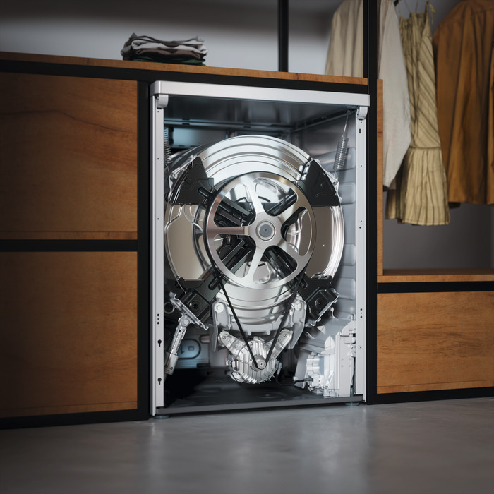 Miele WEE 388 WCS PowerWash & Steam product in use