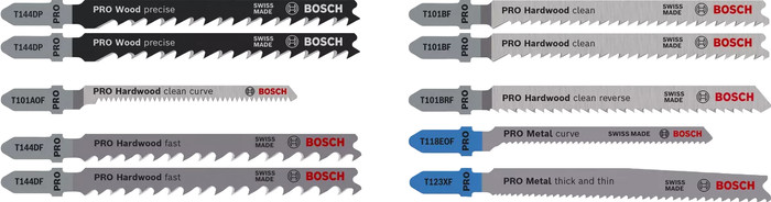 Bosch Professional PRO Wood and Metal Decoupeerzaagblad (10x) Main Image
