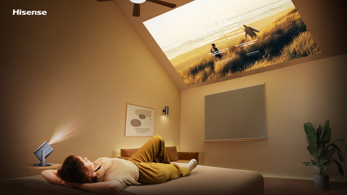 Hisense C2 product in gebruik