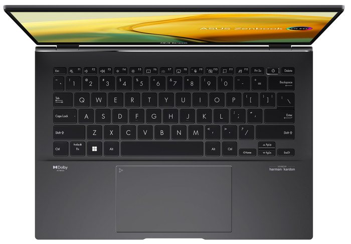 ASUS Zenbook 14 UM3402YA-KP703W bovenkant