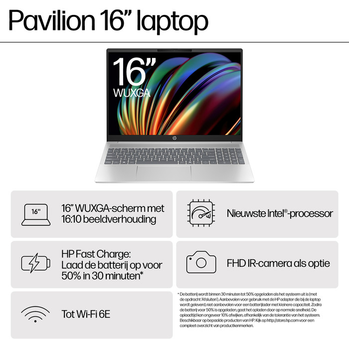 HP Pavilion OLED 16-af0971nd visual leverancier