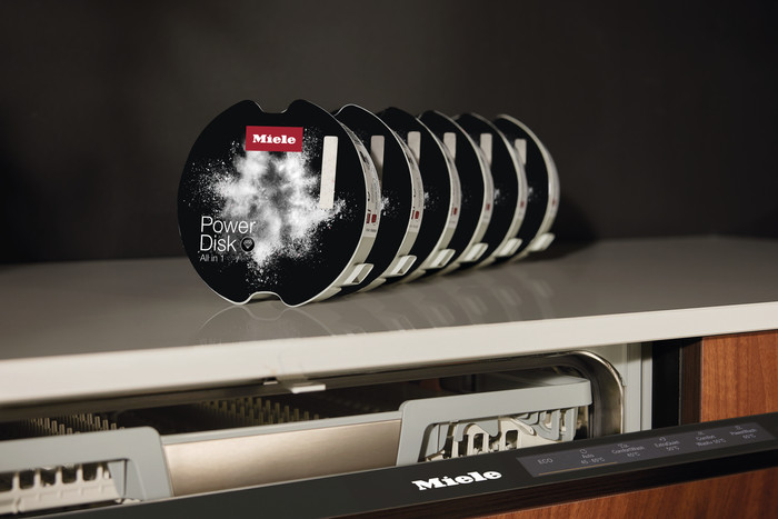 Miele Set PowerDisk (6 stuks) product in gebruik