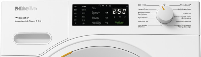 Miele WSD 383 WCS + Miele TSD 643 WP detail