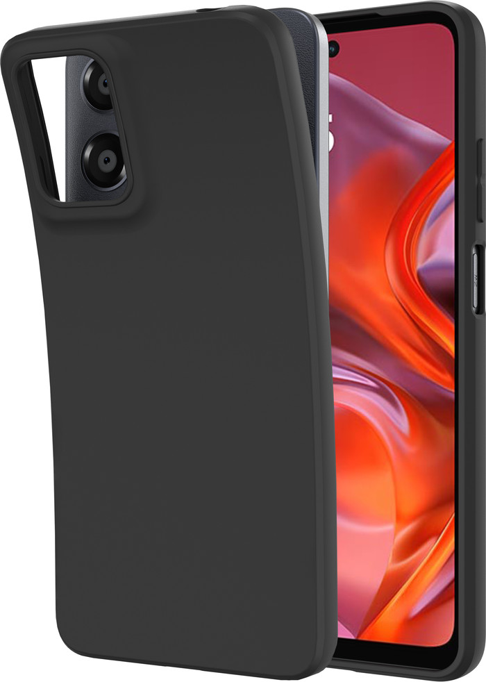 Just in Case Soft Design Motorola Moto E15 Back Cover Zwart samengesteld product