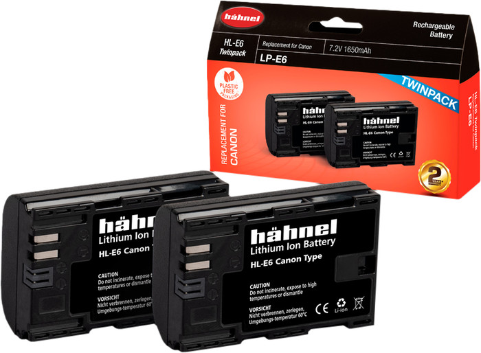 Hähnel HL-E6n (2x) verpackung