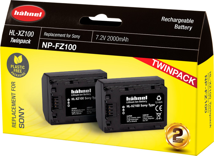 Hähnel HL-XZ100 (2x) verpakking