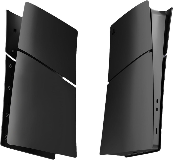 PS5 Slim Digital Edition + Covers Zwart + Extra Controller Wit + Oplaadstation product in gebruik