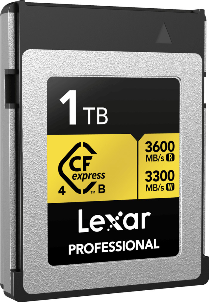 Lexar Professional GOLD 4.0 1TB CFexpress Type B vorne