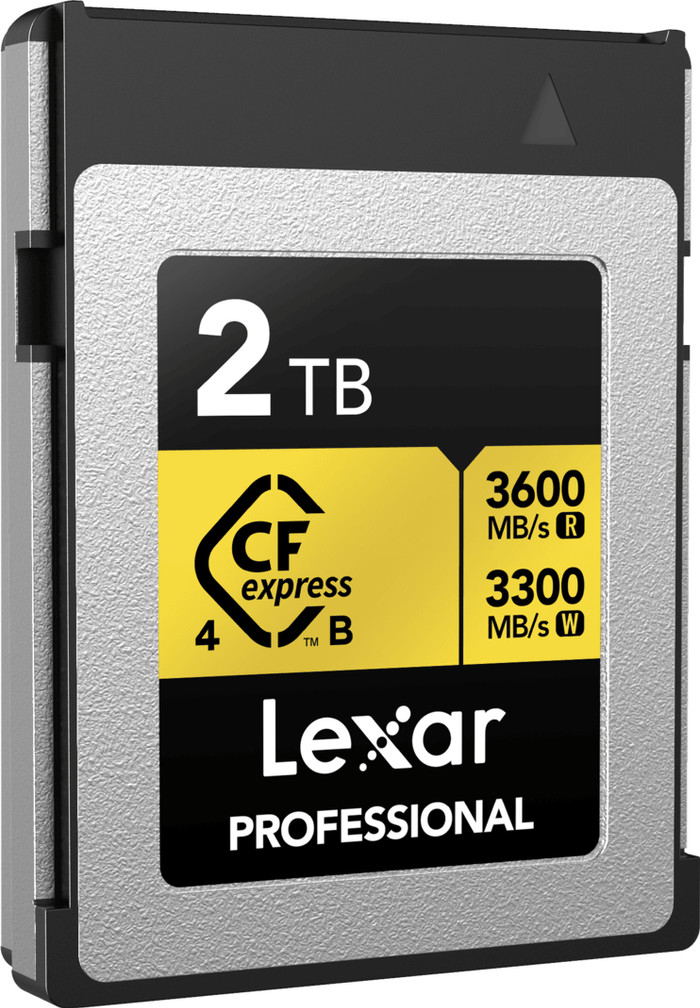 Lexar Professional GOLD 4.0 2TB CFexpress Type B voorkant