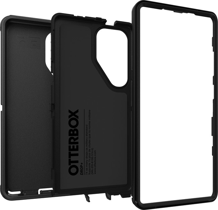 Otterbox Defender Samsung Galaxy S25 Ultra Back Cover Black front
