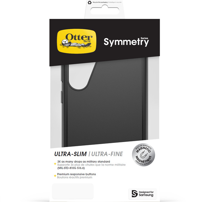 Otterbox Symmetry Samsung Galaxy S25 Plus Back Cover met Magneet Zwart verpakking