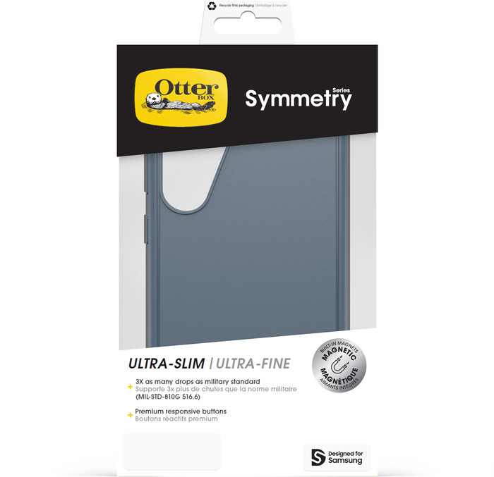 Otterbox Symmetry Samsung Galaxy S25 Plus Back Cover met Magneet Blauw verpakking