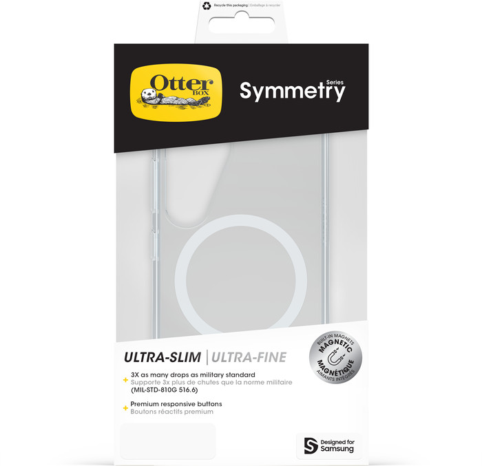 Otterbox Symmetry Samsung Galaxy S25 Back Cover Transparant verpakking