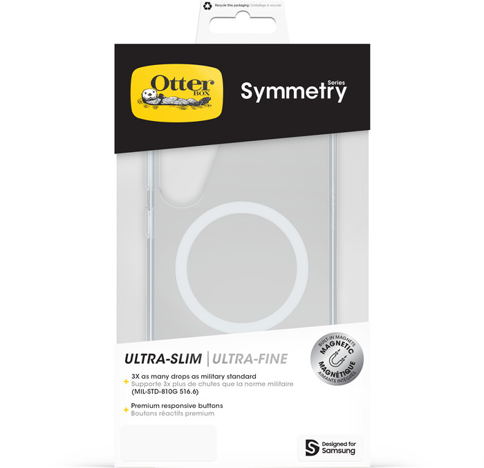 Otterbox Symmetry Samsung Galaxy S25 Plus Back Cover Transparant verpakking