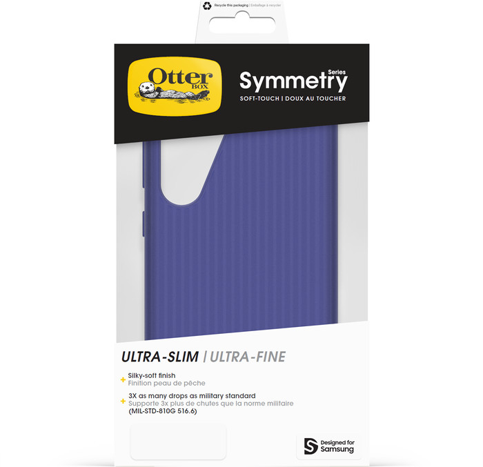 Otterbox Symmetry Soft Touch Samsung Galaxy S25 Plus Back Cover met Magneet Paars verpakking