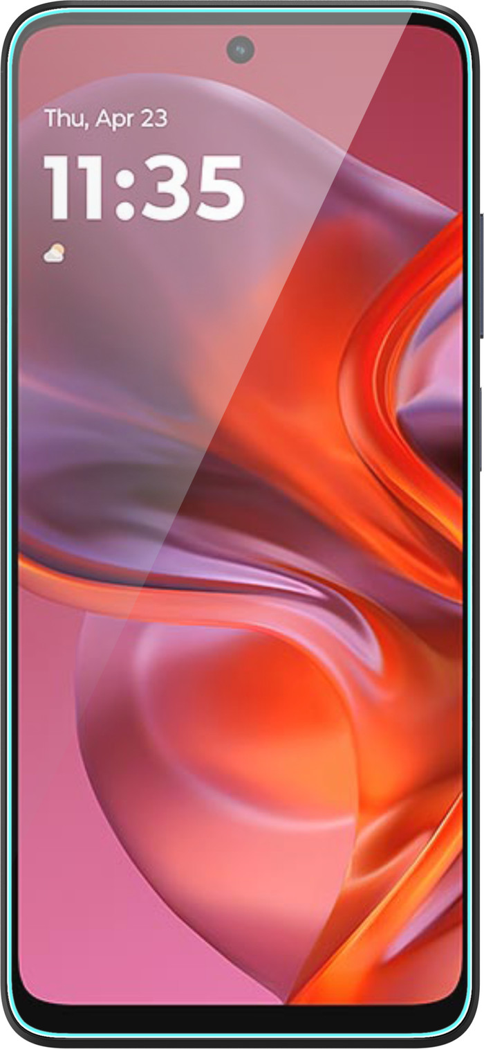 Motorola Moto G15 Power 256GB Grijs 4G + Just in Case Tempered Glass Screenprotector voorkant